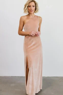 Baltic Born Tatiana Velvet One Shoulder Maxi Dress |