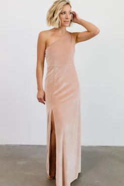 Baltic Born Tatiana Velvet One Shoulder Maxi Dress |