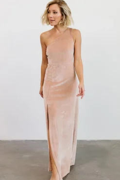 Baltic Born Tatiana Velvet One Shoulder Maxi Dress |