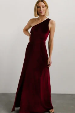 Baltic Born Tatiana Velvet One Shoulder Maxi Dress |