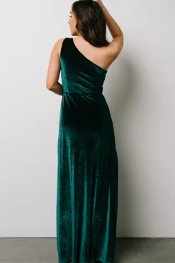 Baltic Born Tatiana Velvet One Shoulder Maxi Dress |