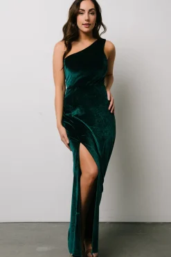 Baltic Born Tatiana Velvet One Shoulder Maxi Dress |