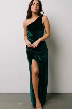 Baltic Born Tatiana Velvet One Shoulder Maxi Dress |