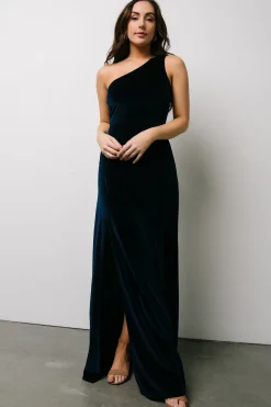 Baltic Born Tatiana Velvet One Shoulder Maxi Dress |