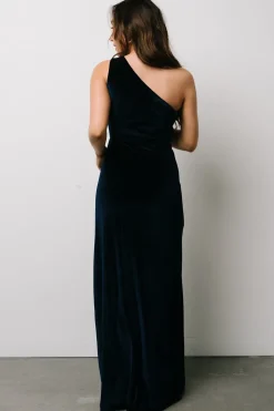 Baltic Born Tatiana Velvet One Shoulder Maxi Dress |