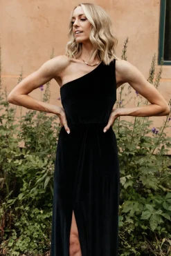 Baltic Born Tatiana Velvet One Shoulder Maxi Dress |