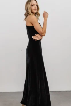 Baltic Born Tatiana Velvet One Shoulder Maxi Dress |