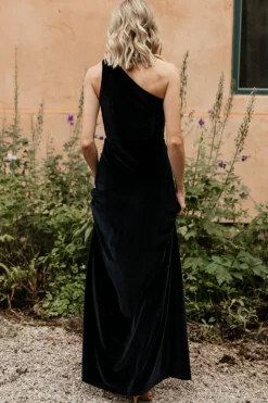 Baltic Born Tatiana Velvet One Shoulder Maxi Dress |