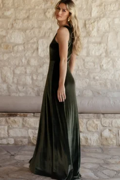 Baltic Born Tatiana Velvet One Shoulder Maxi Dress |