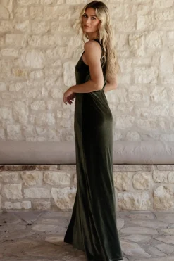 Baltic Born Tatiana Velvet One Shoulder Maxi Dress |