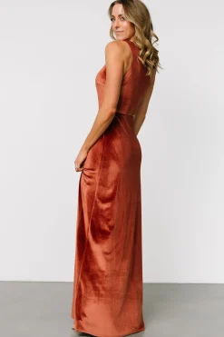 Baltic Born Tatiana Velvet One Shoulder Maxi Dress |