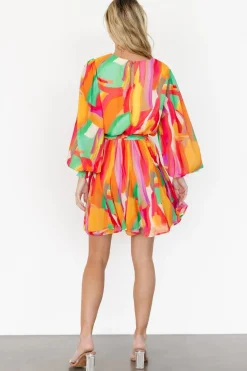Baltic Born Tavana Short Dress | Multi Print