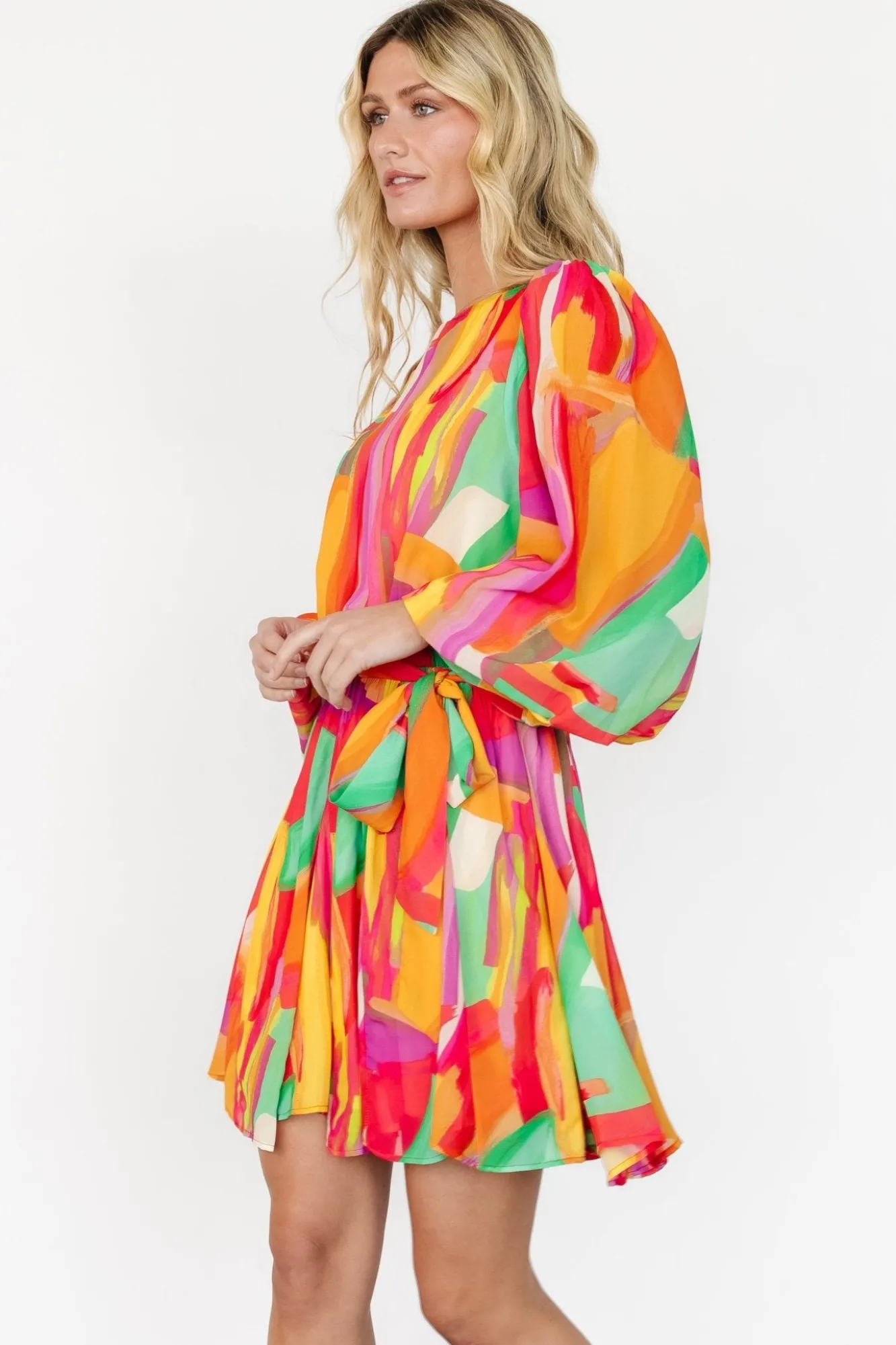 Baltic Born Tavana Short Dress | Multi Print