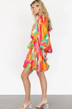 Baltic Born Tavana Short Dress | Multi Print