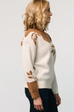 Baltic Born Teresa Sweater | Cream + Camel