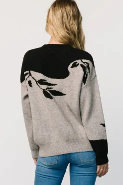Baltic Born Teresa Sweater | Gray + Black