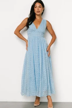 Baltic Born Thalia Embroidered Tank Midi Dress |