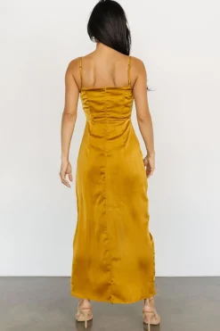 Baltic Born Thessaly Maxi Dress | Brushed Gold