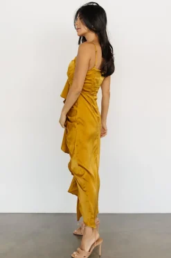 Baltic Born Thessaly Maxi Dress | Brushed Gold