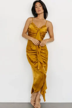 Baltic Born Thessaly Maxi Dress | Brushed Gold