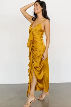 Baltic Born Thessaly Maxi Dress | Brushed Gold