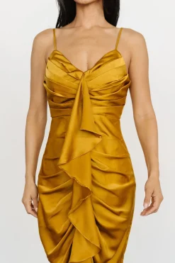 Baltic Born Thessaly Maxi Dress | Brushed Gold