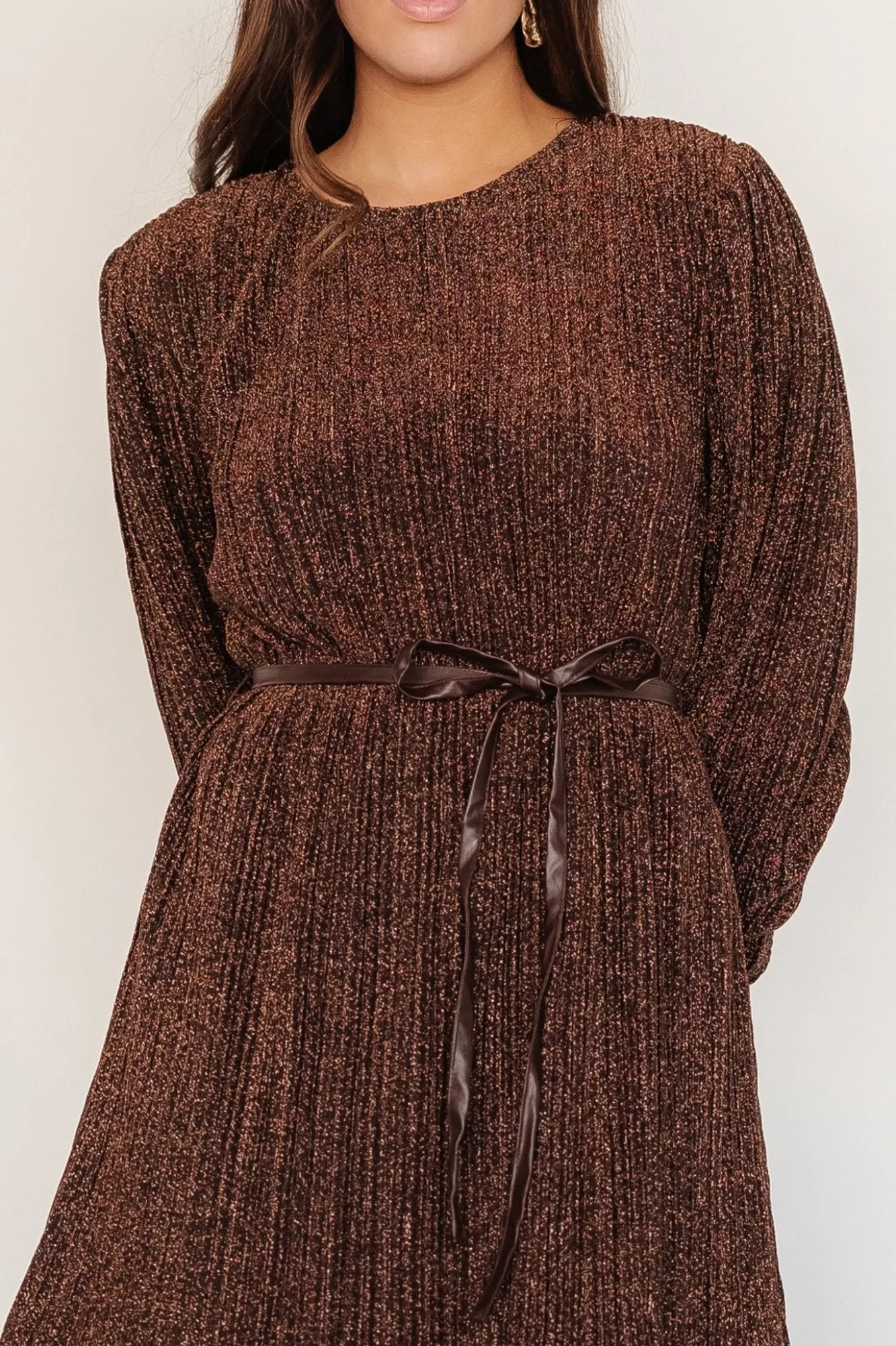 Baltic Born Tiandra Short Dress | Bronze Shimmer