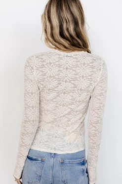 Baltic Born Tori Textured Sheer Top |