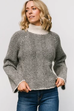 Baltic Born Trisha Knit Sweater | Ivory Stripe