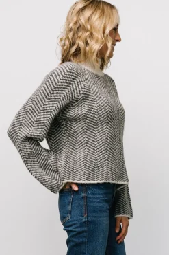 Baltic Born Trisha Knit Sweater | Ivory Stripe