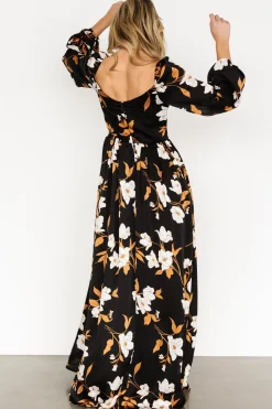 Baltic Born Tristan Maxi Dress | Black Floral