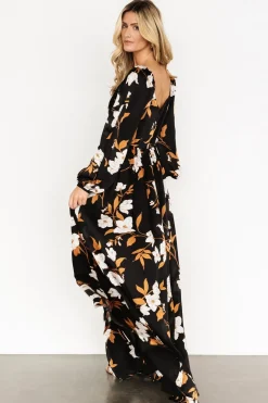 Baltic Born Tristan Maxi Dress | Black Floral