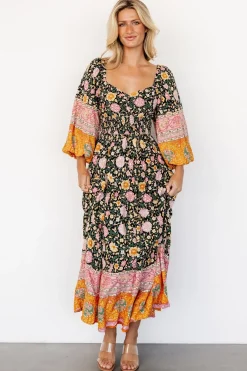 Baltic Born Trixie Dress | Black Multi