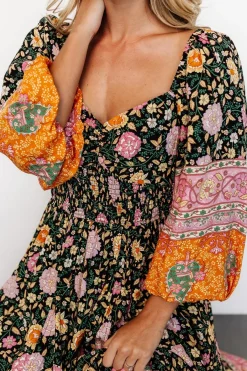 Baltic Born Trixie Dress | Black Multi