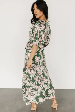 Baltic Born Tucson Midi Dress | Green + Pink