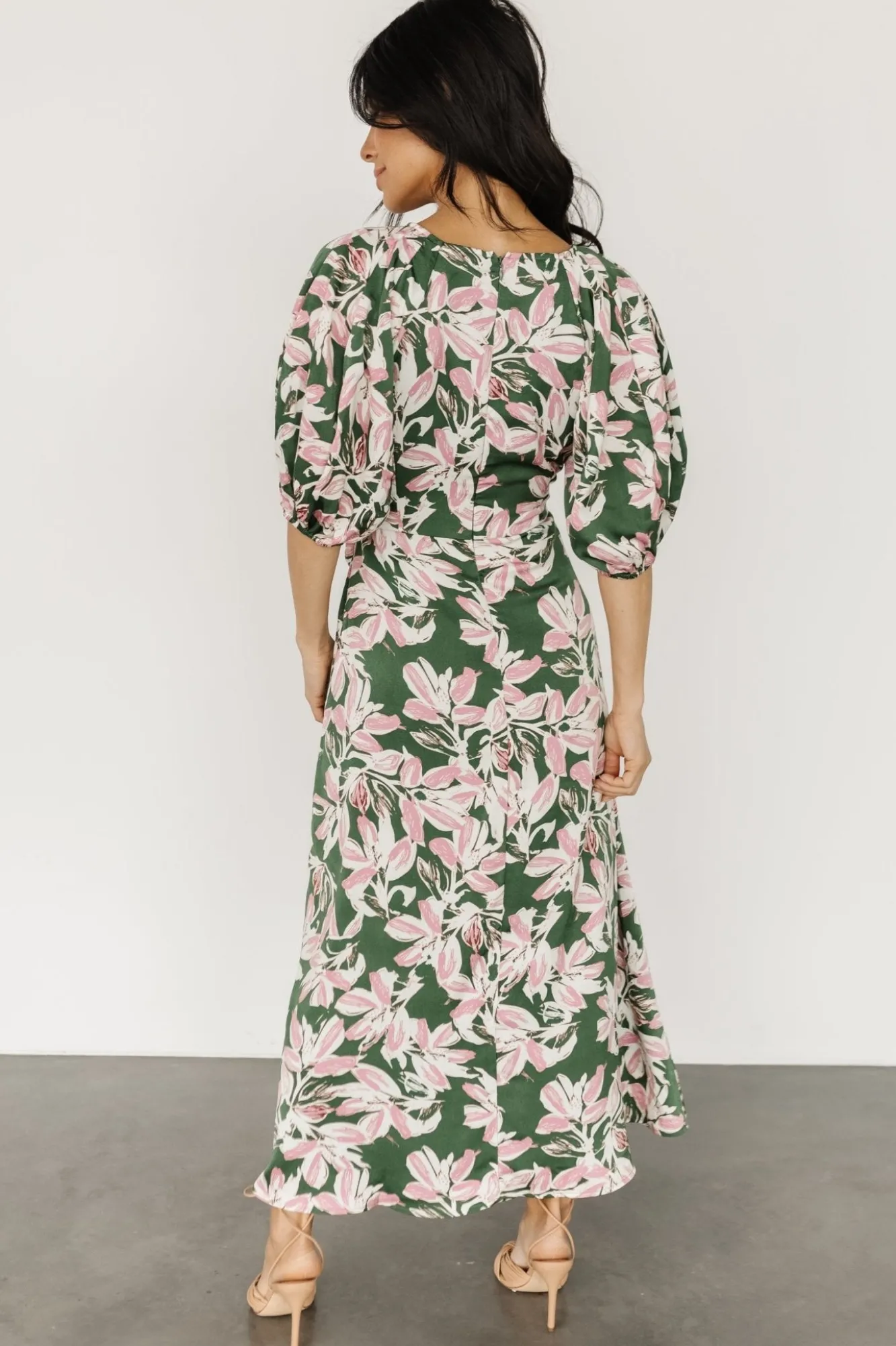 Baltic Born Tucson Midi Dress | Green + Pink