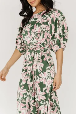 Baltic Born Tucson Midi Dress | Green + Pink