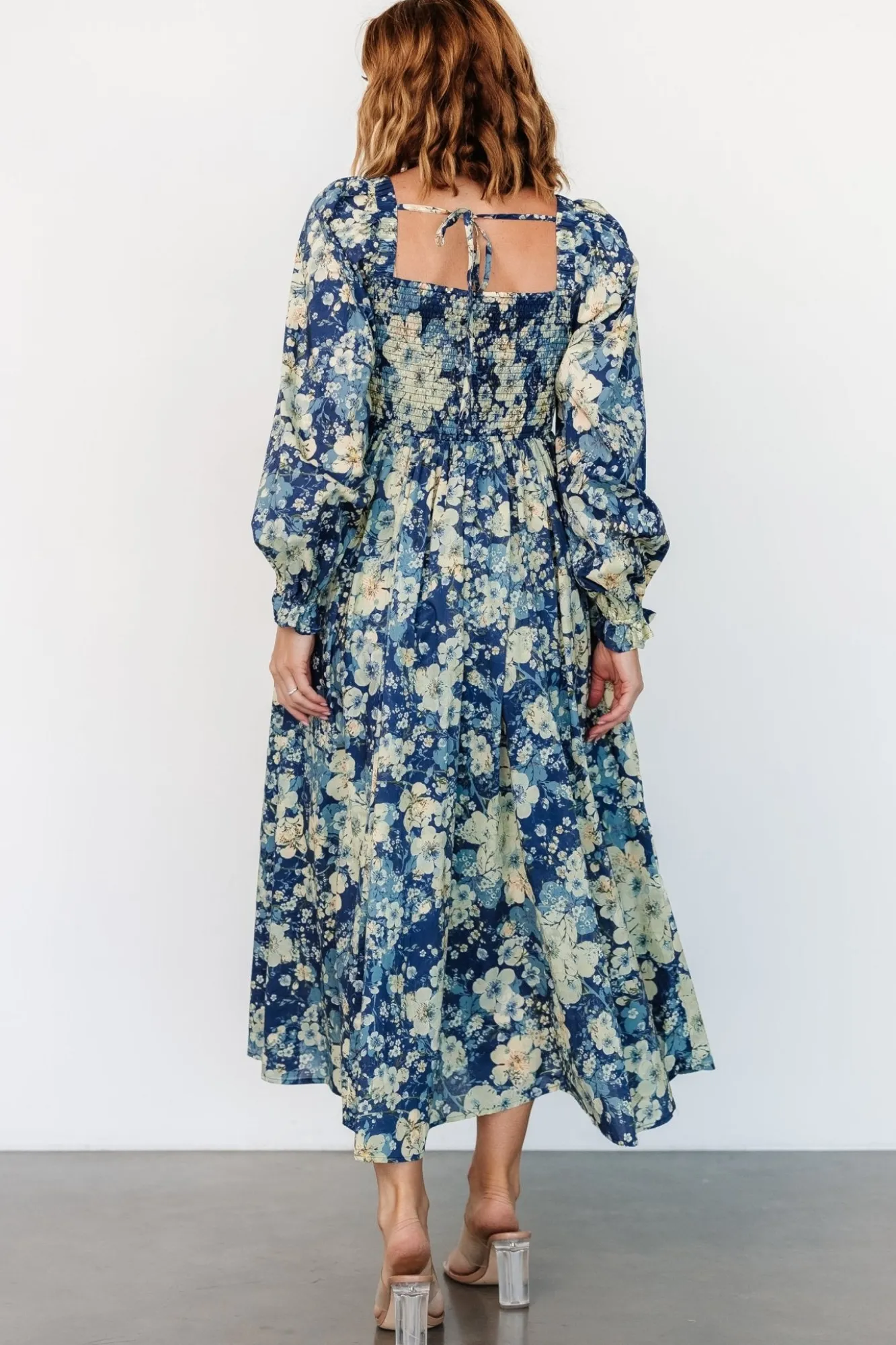 Baltic Born Twyla Dress | Blue + Cream Floral