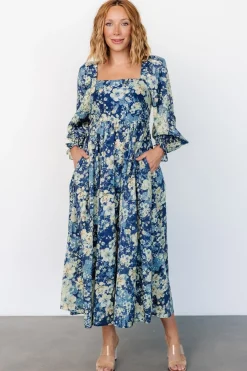 Baltic Born Twyla Dress | Blue + Cream Floral