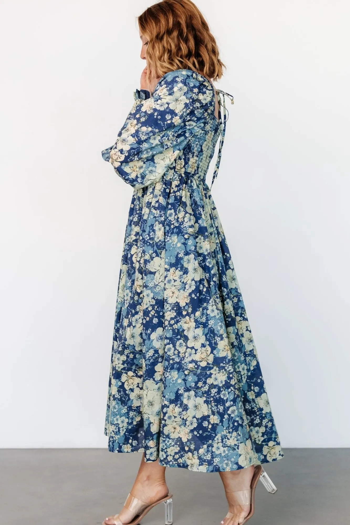 Baltic Born Twyla Dress | Blue + Cream Floral