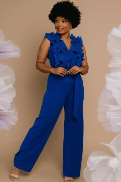 Baltic Born Tyra Ruffle Tank Jumpsuit |
