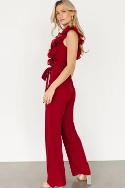 Baltic Born Tyra Ruffle Tank Jumpsuit |