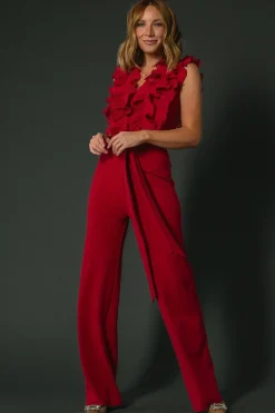 Baltic Born Tyra Ruffle Tank Jumpsuit |