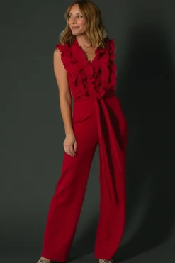 Baltic Born Tyra Ruffle Tank Jumpsuit |