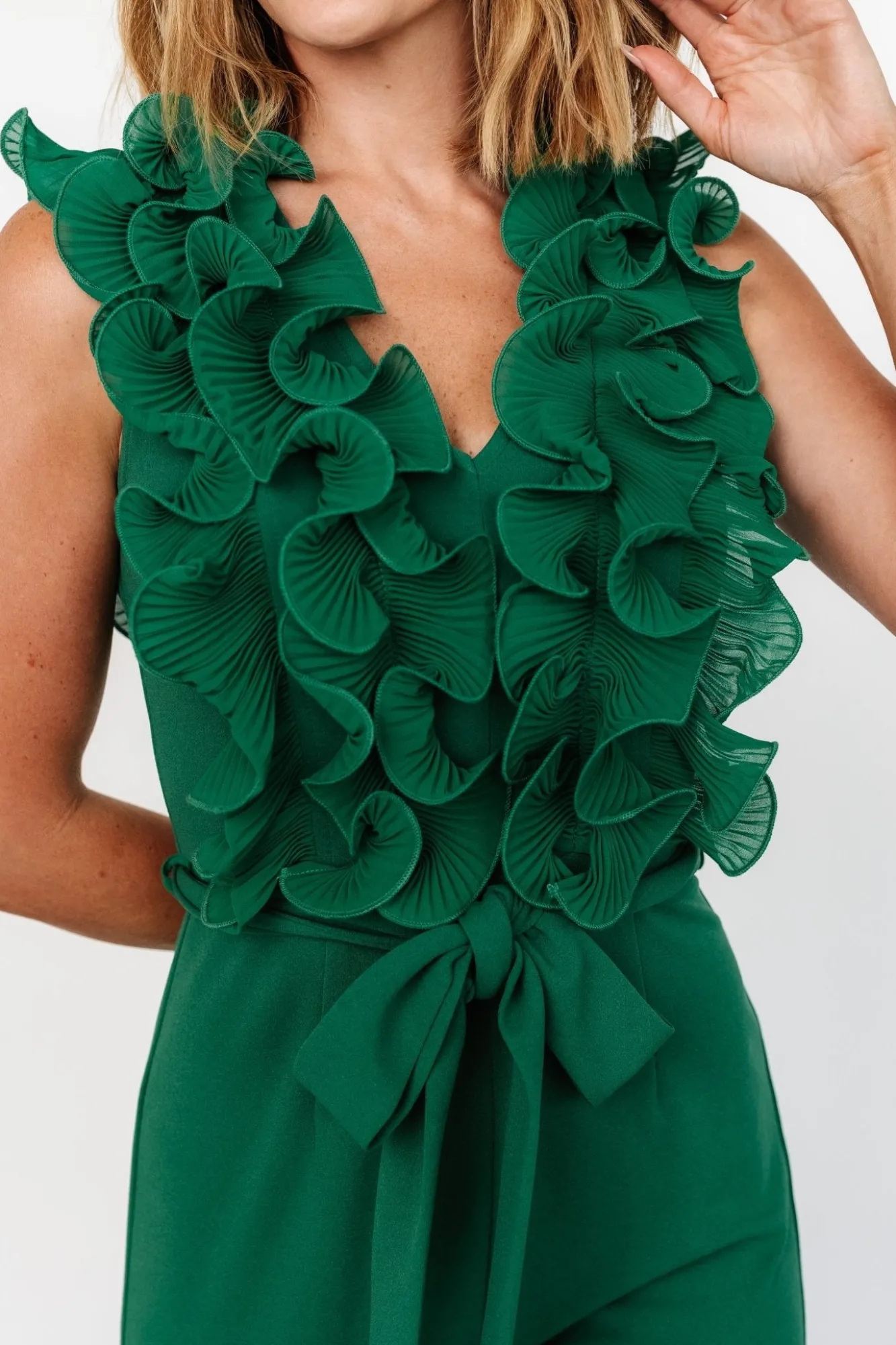 Baltic Born Tyra Ruffle Tank Jumpsuit |