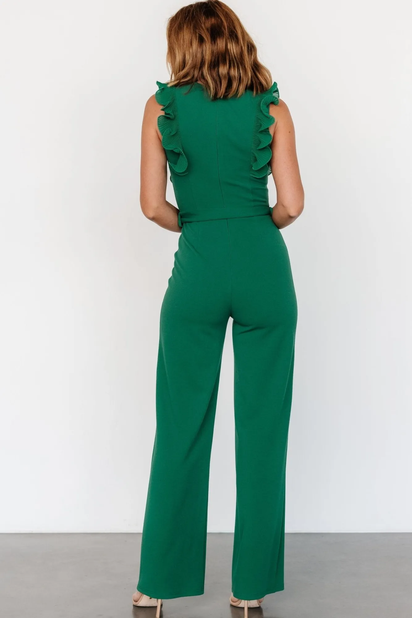 Baltic Born Tyra Ruffle Tank Jumpsuit |