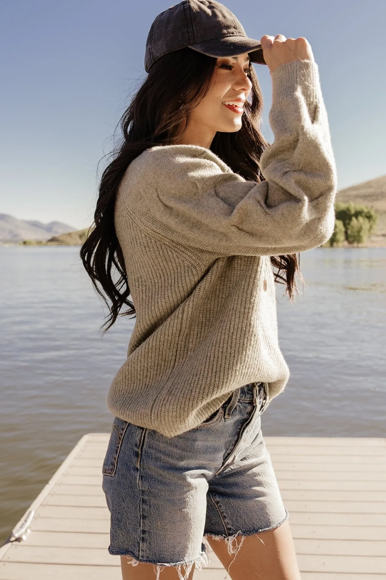 Baltic Born Vancouver Sweater | Light Olive