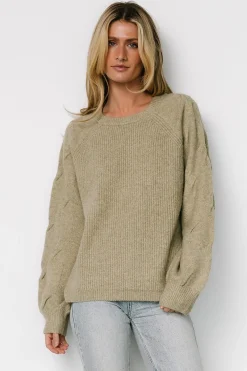 Baltic Born Vancouver Sweater | Light Olive