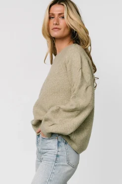 Baltic Born Vancouver Sweater | Light Olive