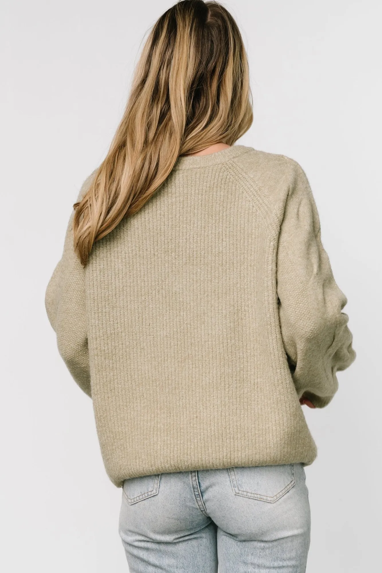 Baltic Born Vancouver Sweater | Light Olive